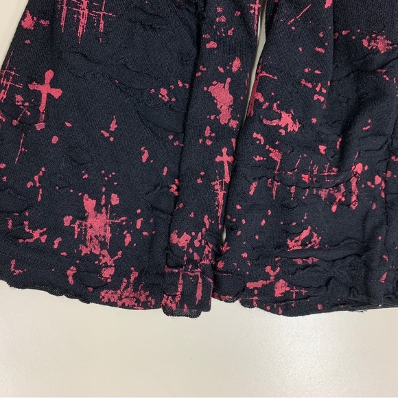 Punk Rave Insurrection Leggings Ripped Leggings Size 2XL - Picture 4 of 6